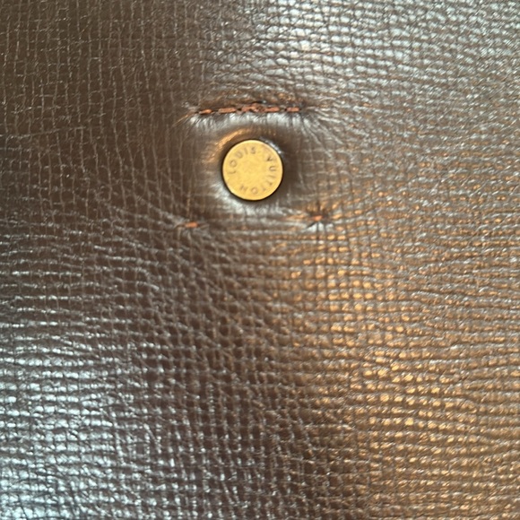 Louis Vuitton Omaha Crossbody Shoulder Bag Utah Leather Cafe Brown - Picture 8 of 16